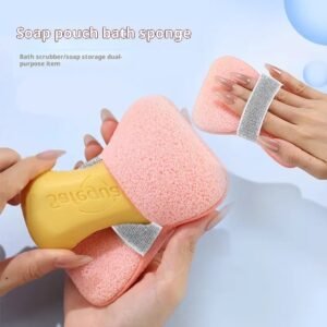 0397113b-a01c-4894-a05e-aa81936dc628_trans.jpeg Foaming Bath Sponge – Soap Bag for Rich Lather & Gentle Exfoliation