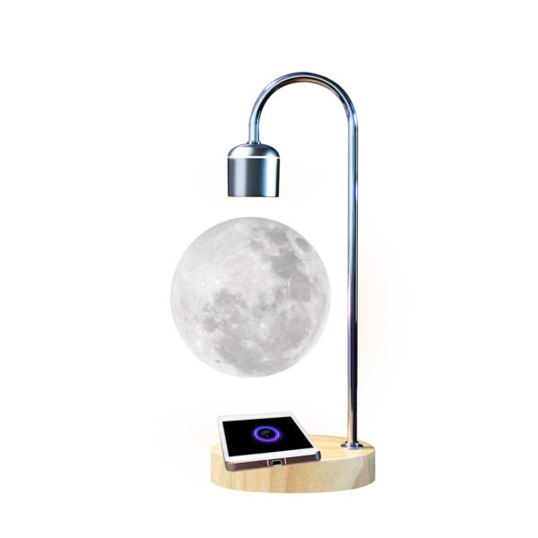 Magnetic Levitation Moon Lamp – Floating Night Light with LED Glow