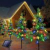 Solar Christmas Tree Light – Outdoor Waterproof Landscape Lamp, 75cm Tall