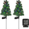 Solar Christmas Tree Light – Outdoor Waterproof Landscape Lamp, 75cm Tall