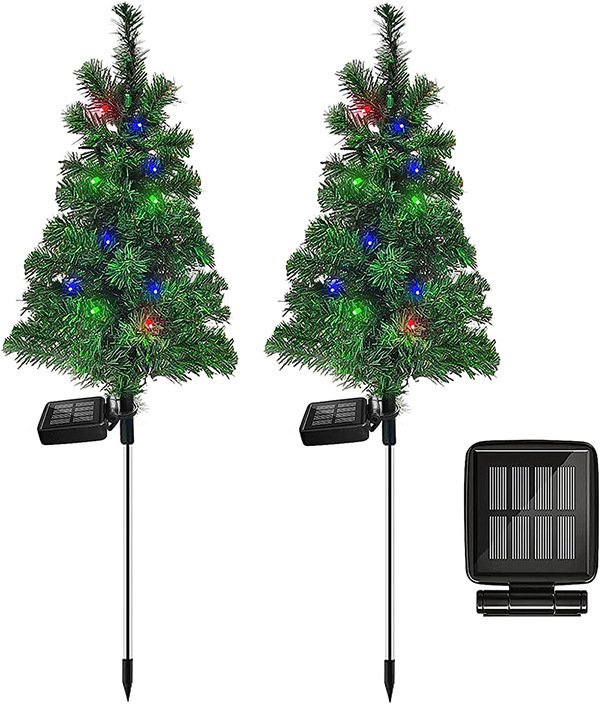 Solar Christmas Tree Light – Outdoor Waterproof Landscape Lamp, 75cm Tall