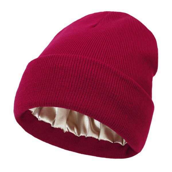 3224e233-fe86-48ee-b31a-a4608ad8f189.jpg Satin Lined Knitted Beanie – Warm Hair-Protecting Hat in Multiple Colors