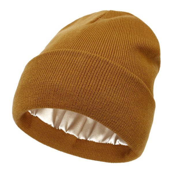 5848e098-9ace-40b8-979b-2d1c37be618c.jpg Satin Lined Knitted Beanie – Warm Hair-Protecting Hat in Multiple Colors