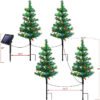 Solar Christmas Tree Light – Outdoor Waterproof Landscape Lamp, 75cm Tall