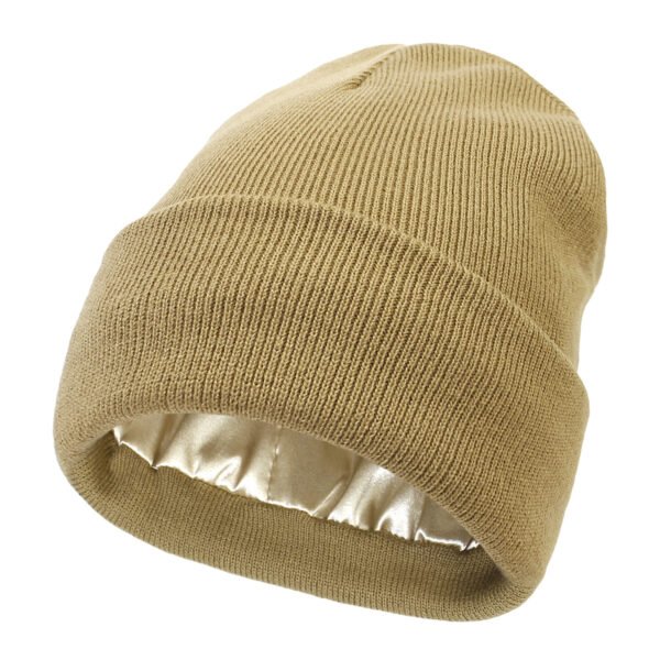 bb904b02-df28-4011-a268-11b74beedccc.jpg Satin Lined Knitted Beanie – Warm Hair-Protecting Hat in Multiple Colors