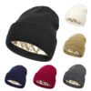 e7940d8c-8895-452d-b3c0-13540f172ce5.jpg Satin Lined Knitted Beanie – Warm Hair-Protecting Hat in Multiple Colors