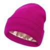 f39a655c-a8e5-4efe-a6bf-31236eddec92.jpg Satin Lined Knitted Beanie – Warm Hair-Protecting Hat in Multiple Colors